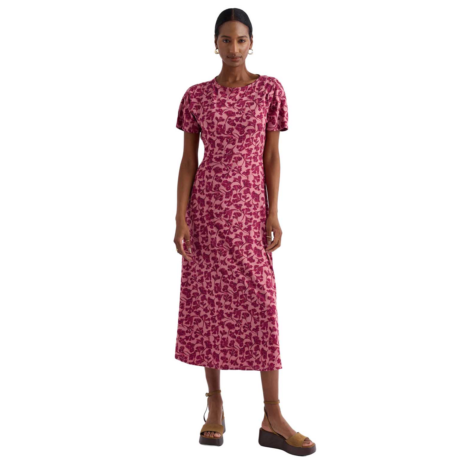 Seasalt Cornwall Mirva Dress Inky Cowslip Wild Rose